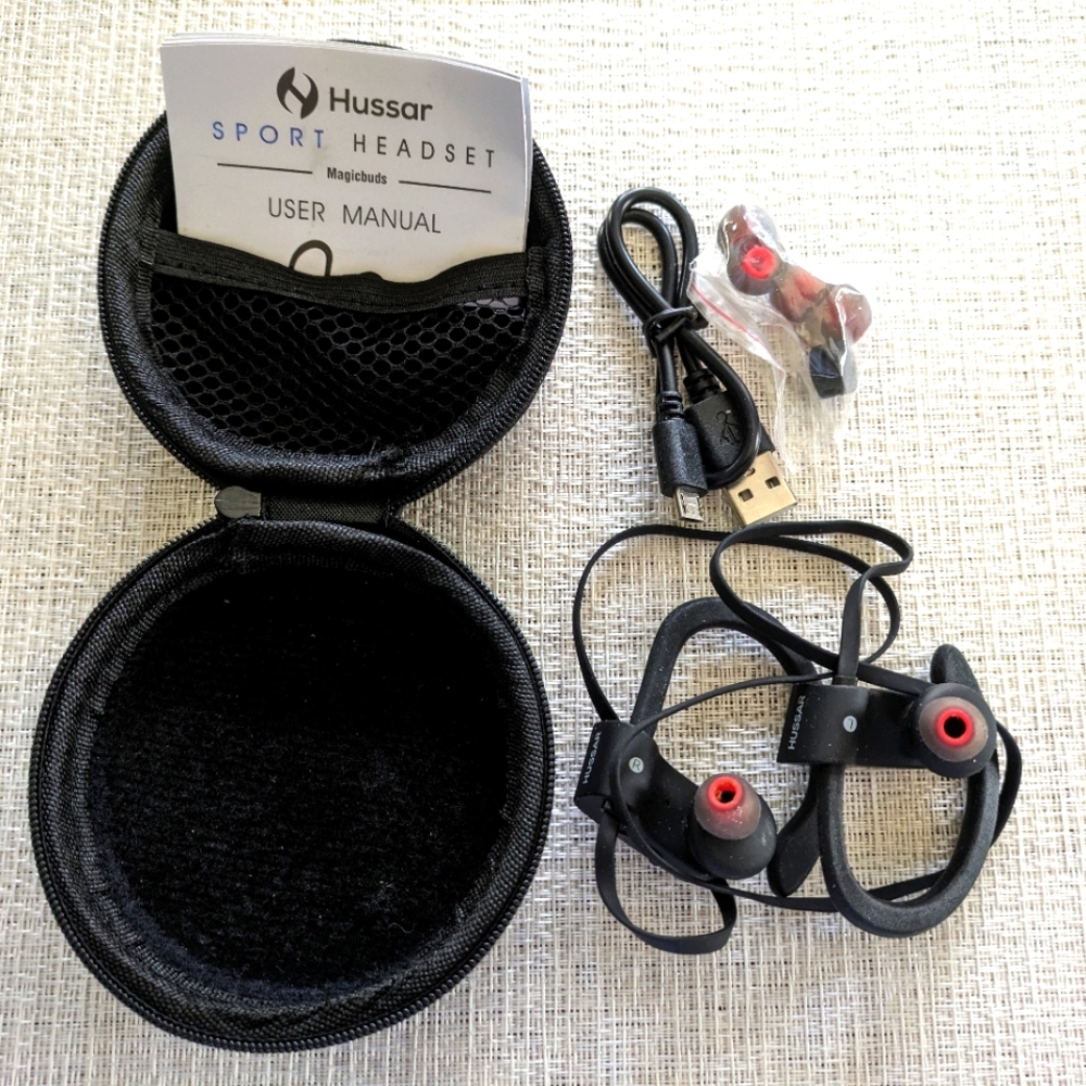 NWOT Hussar Sport Magicbuds Headset - wireless & rechargeable